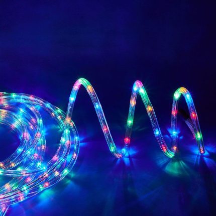 Садовая Гирлянда, Дюралайт, 8м, Разноцветная